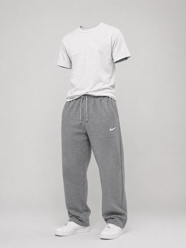 شلوار اسلش بگ مردانه پنبه ملانژ اعلا سه سایزی xl/xxl/xxxl