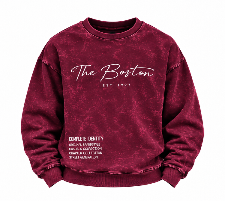 دورس مردانه یقه گرد سنگشور طرح The Boston سایز بزرگ 3XL و 4XL | چهار رنگ